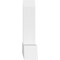 Ekena Millwork Portland Architectural Grade PVC Gable Bracket, 48"W x 28"H x 6"D x 6"F, 14/12 Pitch GBP048X28X0606POR00 - alternate 5